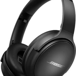 Bose QuietComfort 45 Wireless Bluetooth Noise Cancelling Headphones, Over-Ear Headphones with Microphone, Personalized Noise Cancellation and Sound, Triple Black