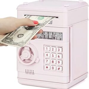 Refasy Piggy Bank Cash Coin Can ATM Bank Electronic Coin Money Bank for Kids-Hot Gift