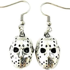 Blingsoul Mare Night Horror Skull Earrings - Before Christmas Skellington Crystal Pave Jewelry Promise Gift for Women Bride